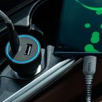 32W Dual USB-C Car Charger for iPhone/iPad