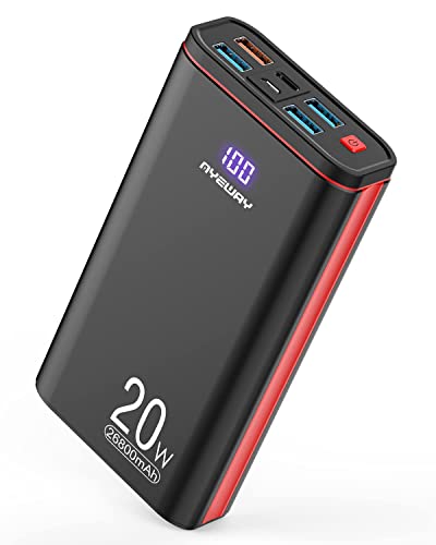 Ayeway USB-C Portable Charger 26800mAh 20W Fast Charging