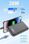 Portable 20,000mAh USB-C Power Bank