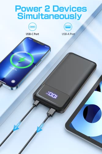 Portable 20,000mAh USB-C Power Bank