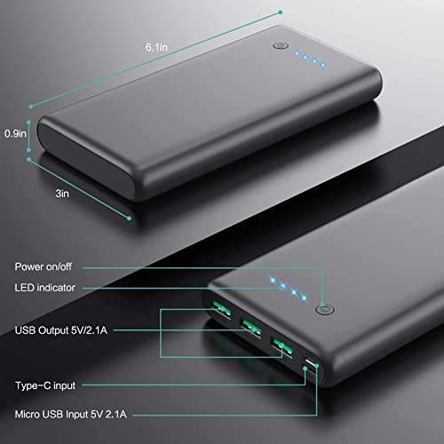 High-capacity USB-C Power Bank for all devices