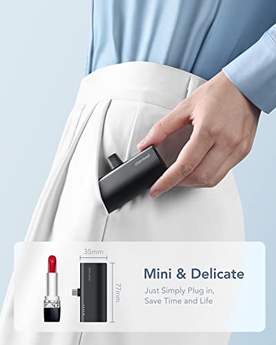 Charmast USB C Mini Power Bank 5000mAh
