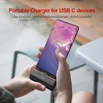 Ultra-Compact USB-C Portable Charger - Black