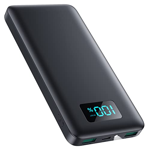 Slim Power Bank with USB-C and Flashlight