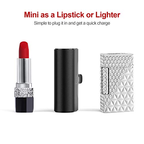 Ultra-Compact USB-C Portable Charger - Black