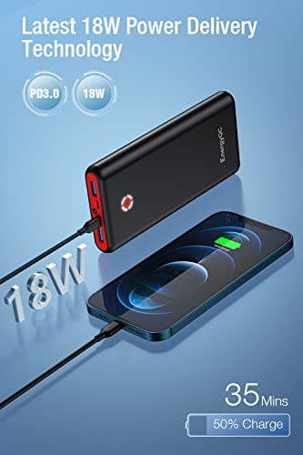 High-Speed USB-C Power Bank, 20000mAh