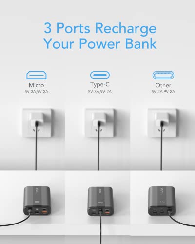 USB-C Mini Power Bank with Fast Charge