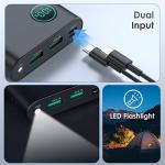 10800mAh USB-C Power Bank with LED Display