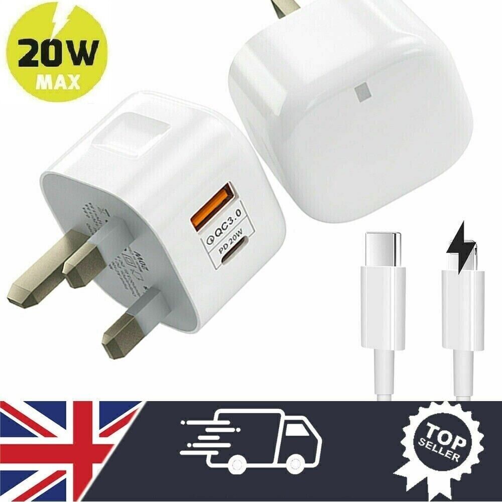 20W USB-C Charger for iPad Pro/Air/Mini 6th