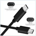 USB-C to Micro USB Sync Charge Cable