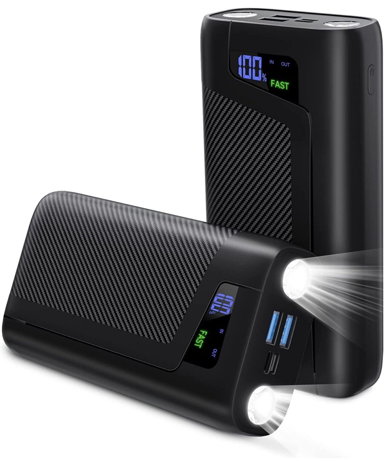 Fast Charge Portable USB C Power Bank (8 words)