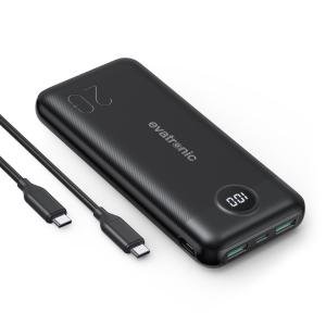 Evatronic 20000mAh 3-Port USB-C Power Bank