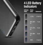 10k mAh USB-C Power Bank for Phones