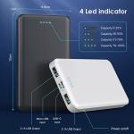 10k mAh USB-C Power Bank for Phones