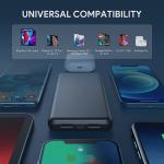 10k mAh USB-C Power Bank for Phones