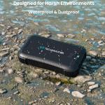 Rugged 30000mAh USB-C PD Power Bank with Flashlight