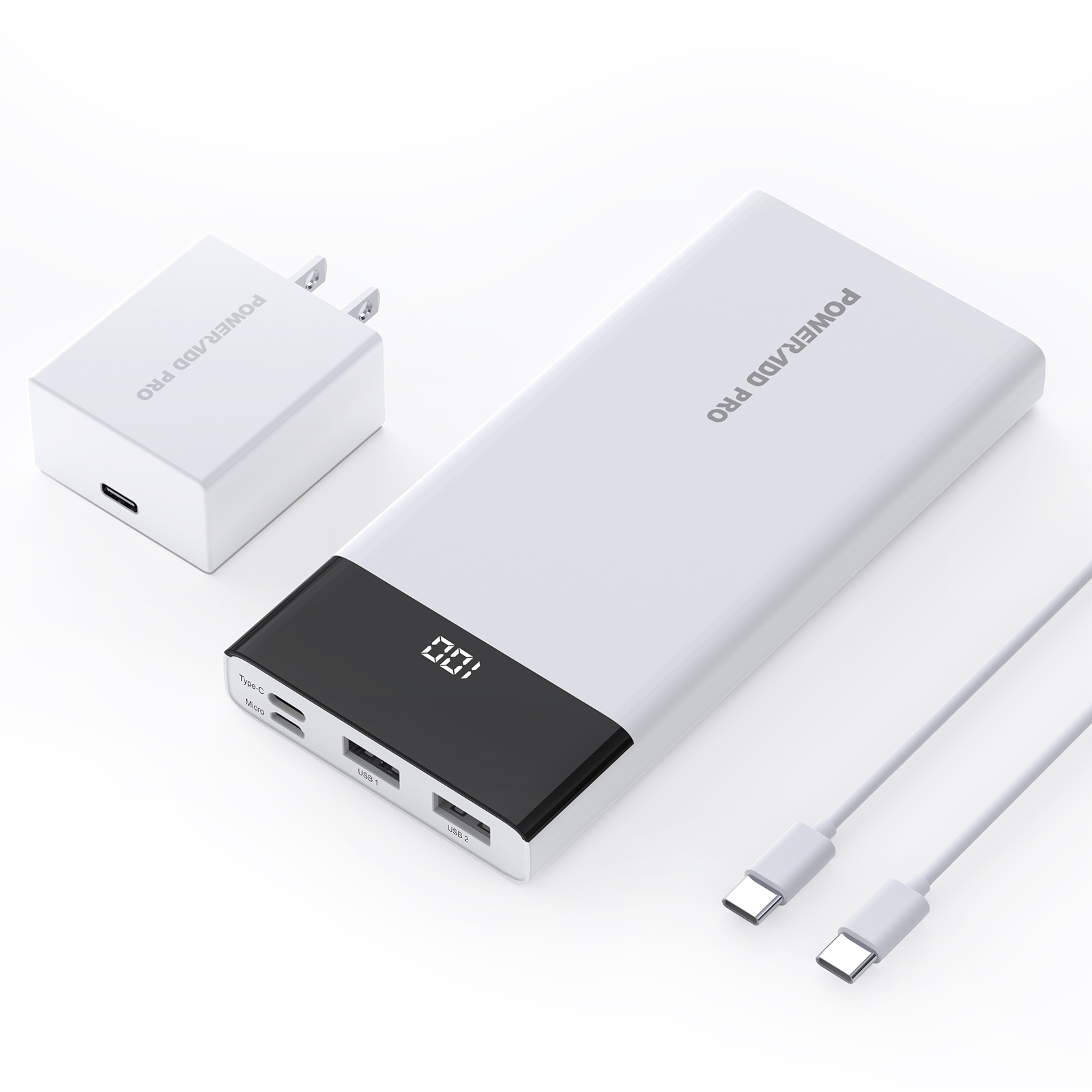 POWERADD PRO 10000mAh USB-C Portable Charger
