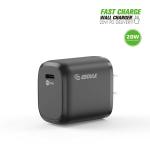 Compact 20W USB-C Wall Charger - Black