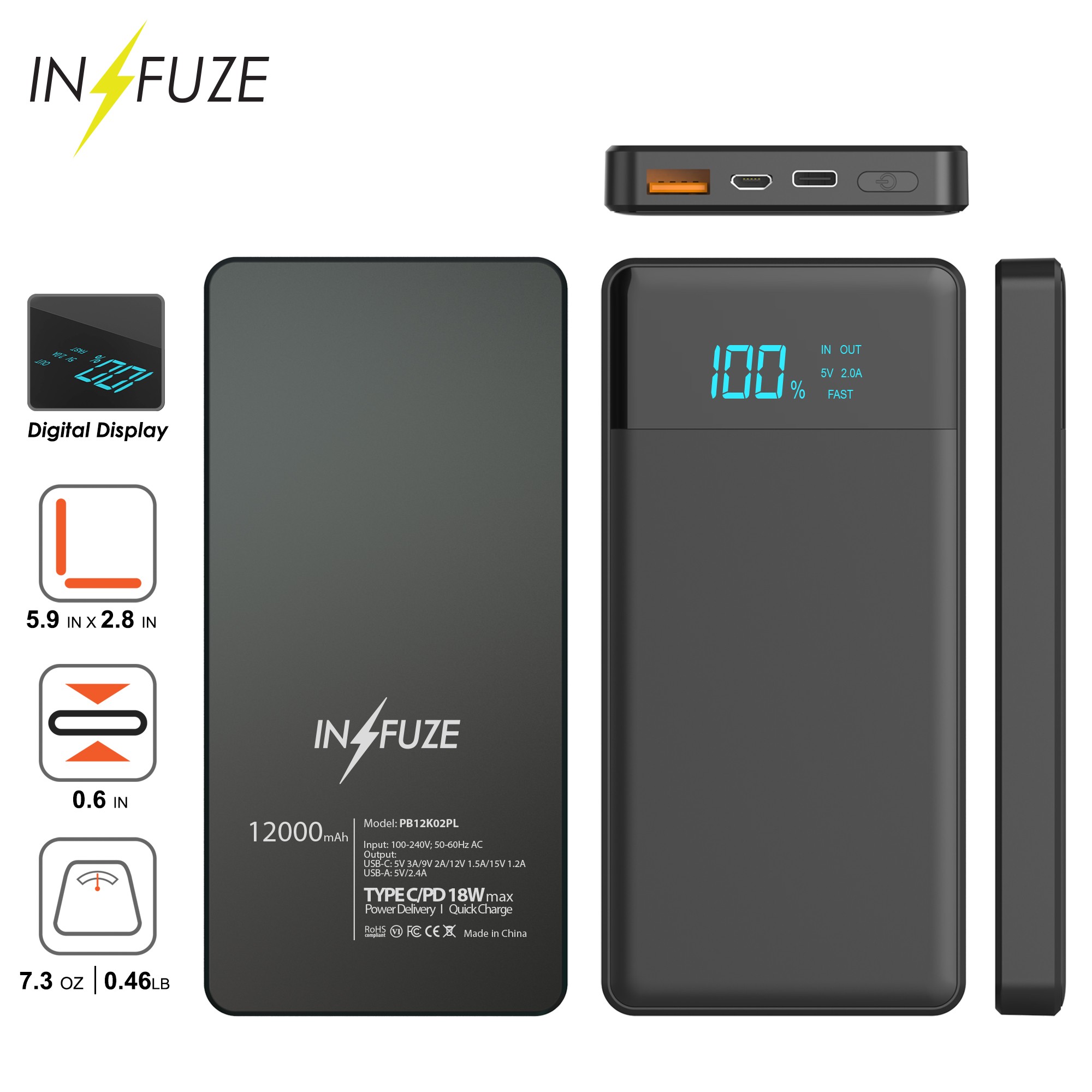 PD-18W Power Bank for USB-C Devices