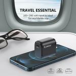 Compact 20W USB-C Wall Charger - Black