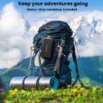 Rugged 30000mAh USB-C PD Power Bank with Flashlight