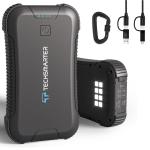 Rugged 30000mAh USB-C PD Power Bank with Flashlight