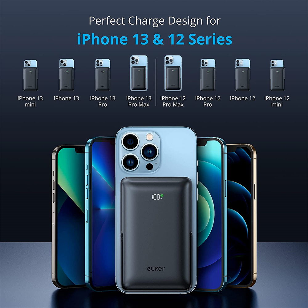 Foldable Magnetic Power Bank 10000mAh with USB-C