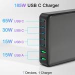 7-in-1 USB C Charging Station for Multiple Devices