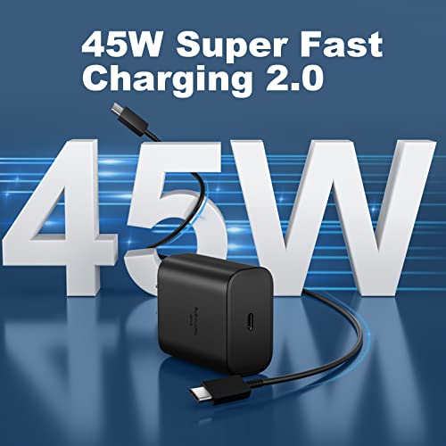 Samsung 45W USB-C Wall Charger with 6.6FT Cable