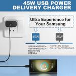 Samsung 45W USB-C Wall Charger with 6.6FT Cable