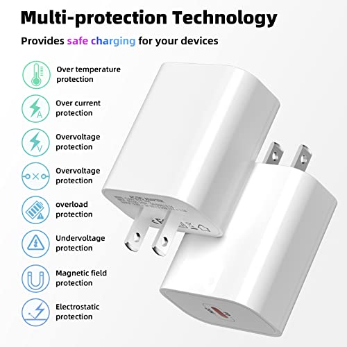 8 words: 2-Pack Fast Charging iPhone Charger Set