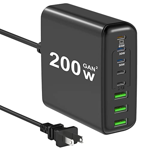 8-Port 200W USB-C Charging Station