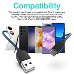 5-Pack 3.1A Quick Charge USB-C Cables