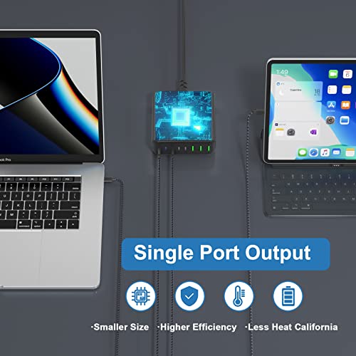 8-Port 200W USB-C Charging Station