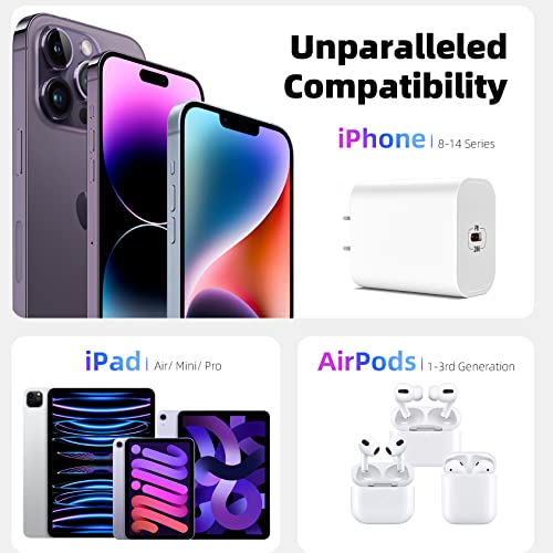 8 words: 2-Pack Fast Charging iPhone Charger Set