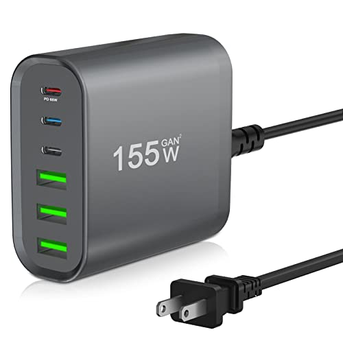 155W USB-C Wall Charger for Multi-Devices