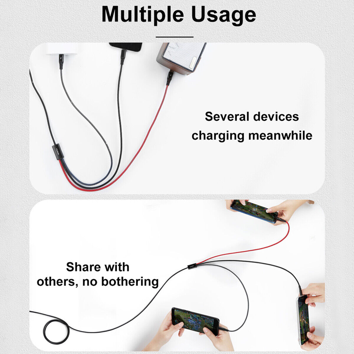 3-in-1 USB-C Charger Cable