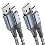 2-Pack 2M USB-C Fast Charger Cable