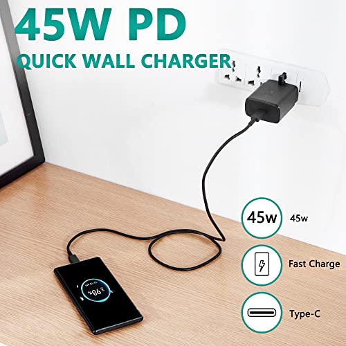 45W Super Fast USB-C Charger for Samsung & More