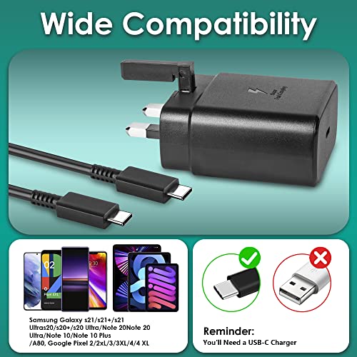 45W Super Fast USB-C Charger for Samsung & More