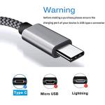 2-Pack 2M USB-C Fast Charging Cables