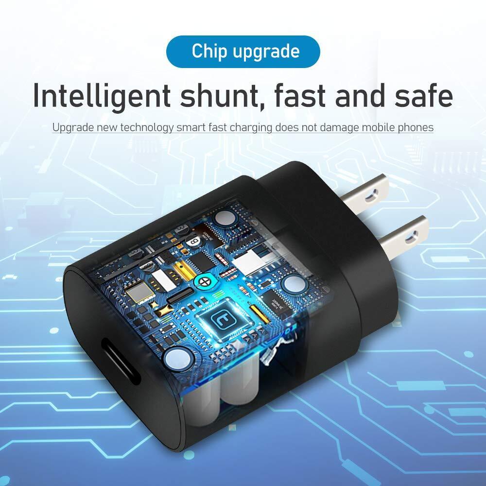 25W USB-C Wall Charger + 6FT Cable for Samsung