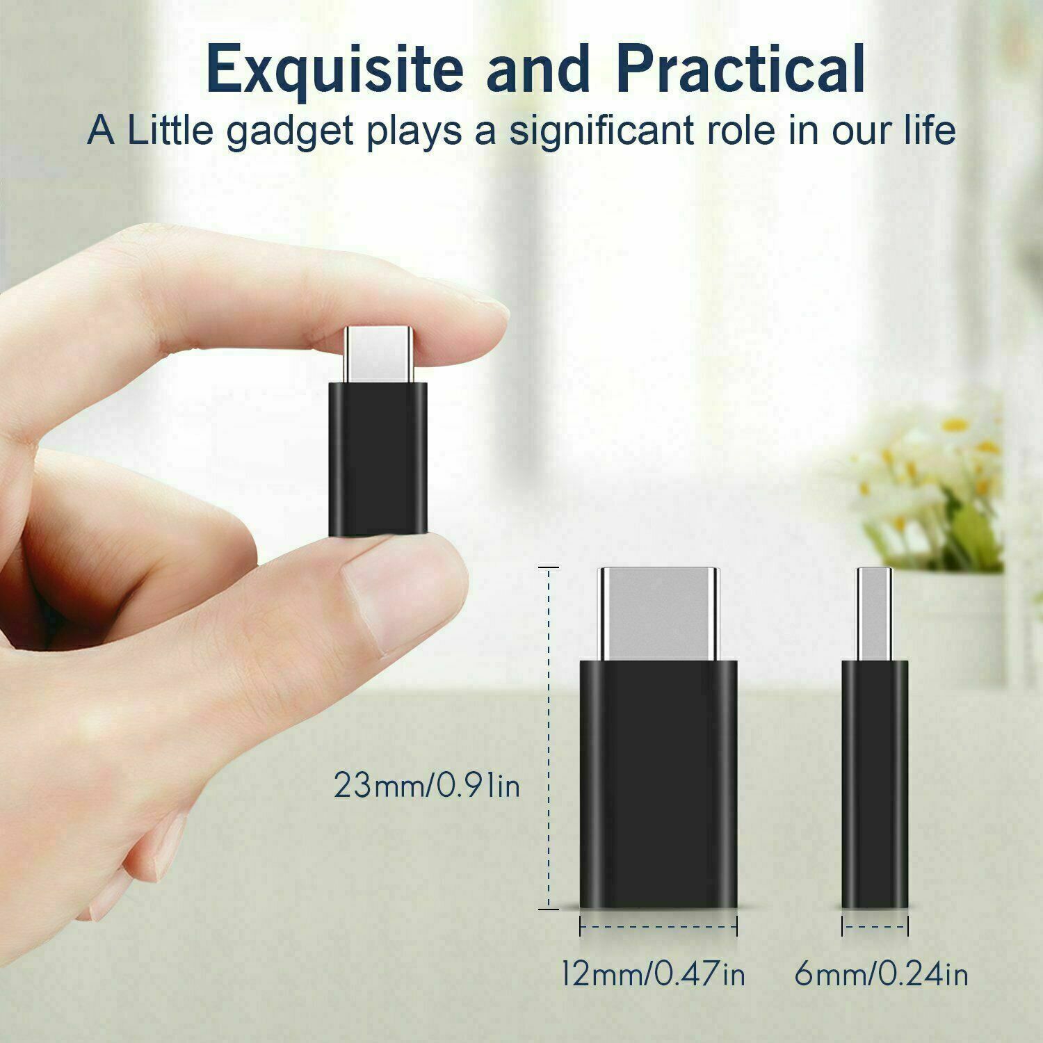 USB-C Male to Micro USB Female Adapter