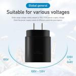25W USB-C Wall Charger + 6FT Cable for Samsung