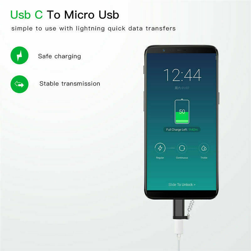USB-C Male to Micro USB Female Adapter