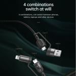 Multi-Fast Charging Cable: USB-C to USB Charger