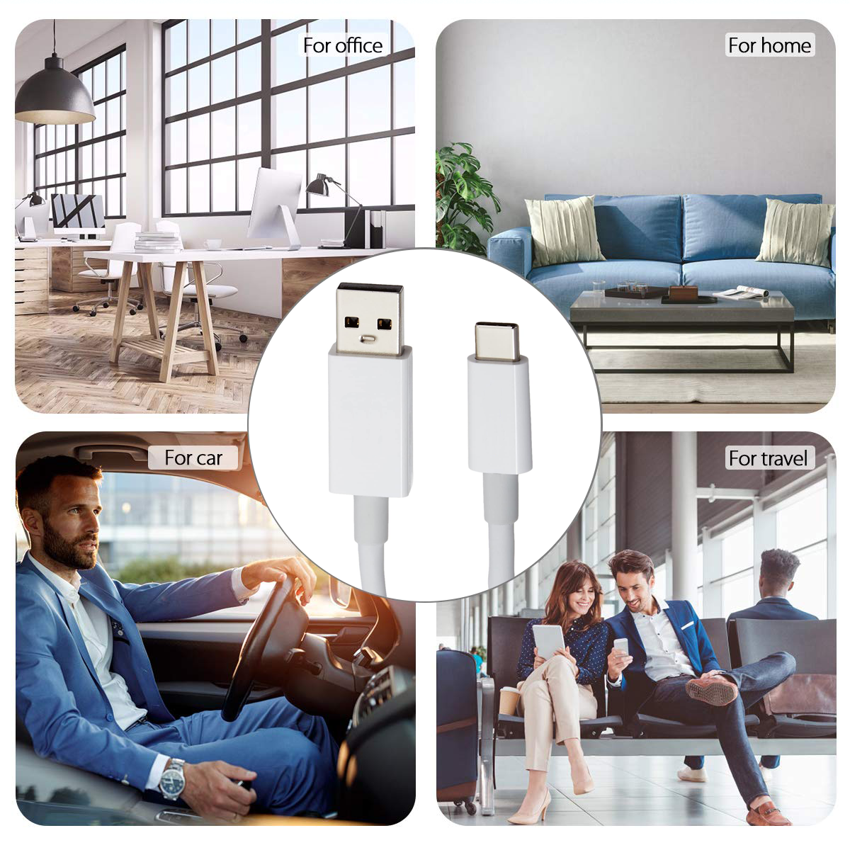 BLU G9 Pro Fast Charger Bundle - White