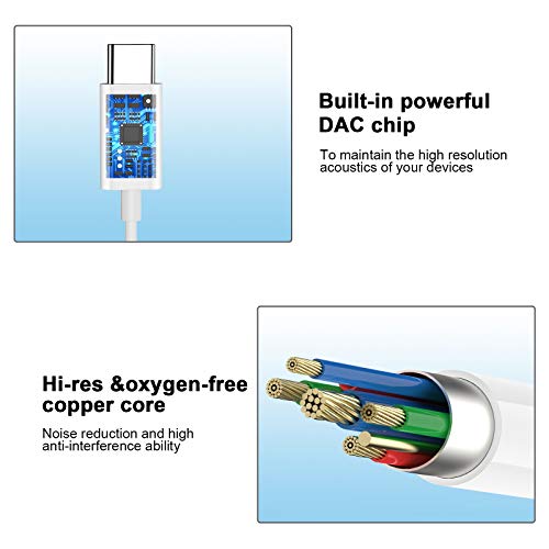 Type C Earphones for Samsung and Android Devices