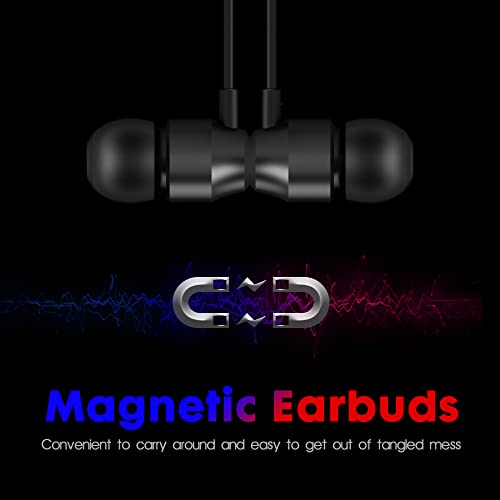 PALOVUE Magnetic USB-C Earbuds, Compatible w/ Samsung, Google & One Plus