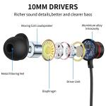 Magnetic USB-C Earbuds with Mic